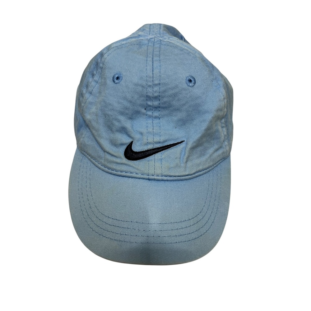 Nike Toddler Heritage 86 Adjustable Hat Light Blue Swoosh Cap FLAW